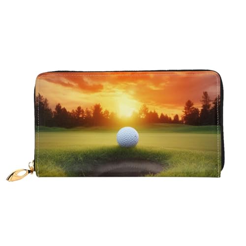 Lrtyuasq Rosa Hibiskus Blume gedruckt Leder Geldbörse mit 12 Kreditkartenfächern und 3 Geldklammer - Lange Clutch Handtasche für Scheckbuch Kreditkarten, Sport Golfball Sonnenuntergang Baum, 4.13"(L) Lrtyuasq Rosa Hibiskus Blume gedruckt Leder Geldbörse mit 12 Kreditkartenfächern und 3 Geldklammer - Lange Clutch Handtasche für Scheckbuch Kreditkarten, Sport Golfball Sonnenuntergang Baum, 4.13"(L) von Lrtyuasq
