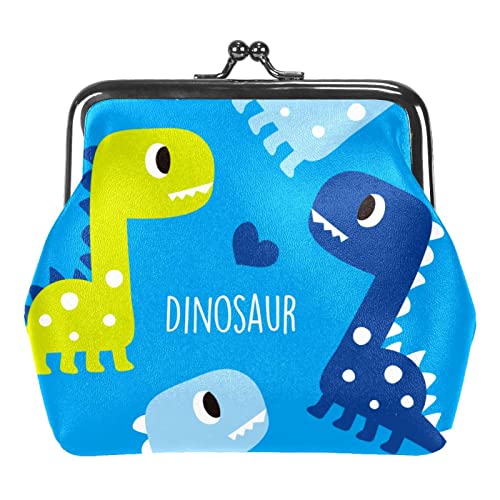 Dinosaurier-Blaue süße Geldbörsen, Geldbörsen, Vintage-Beutel als Geschenk von Lsjuee