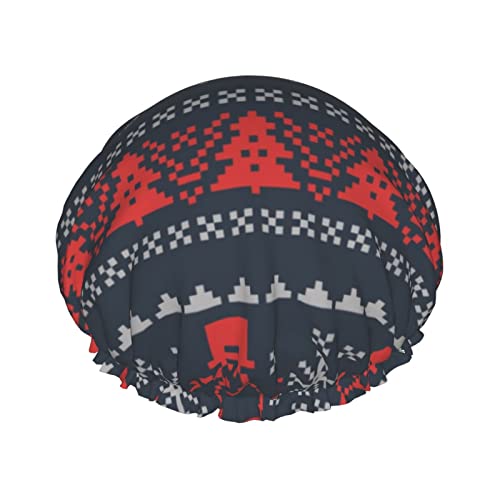 Duschkappen mit Aufschrift „Merry Christmas Beer, wiederverwendbare Badekappe, elastisch, Bade-Duschhut, weich, wasserdicht, für Haarkappen aller Haarlängen Duschkappen mit Aufschrift „Merry Christmas Beer, wiederverwendbare Badekappe, elastisch, Bade-Duschhut, weich, wasserdicht, für Haarkappen aller Haarlängen von Lsjuee