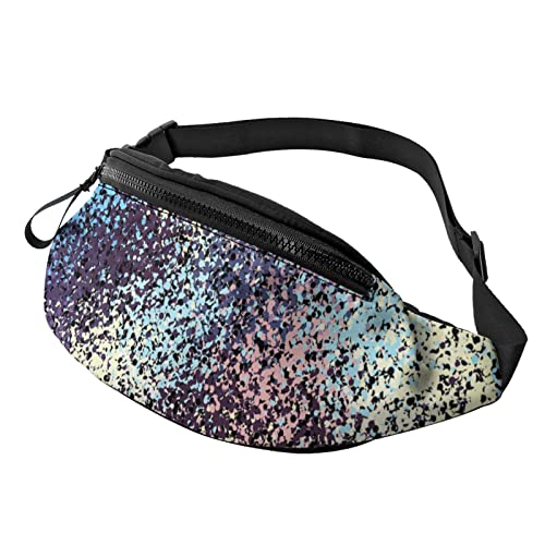 Fanny-Packs mit unregelmäßigen Punkten für Damen und Herren, leicht, lässig, Sport-Hüfttasche für Outdoor-Workout, Reisen, Laufen, Radfahren von Lsjuee