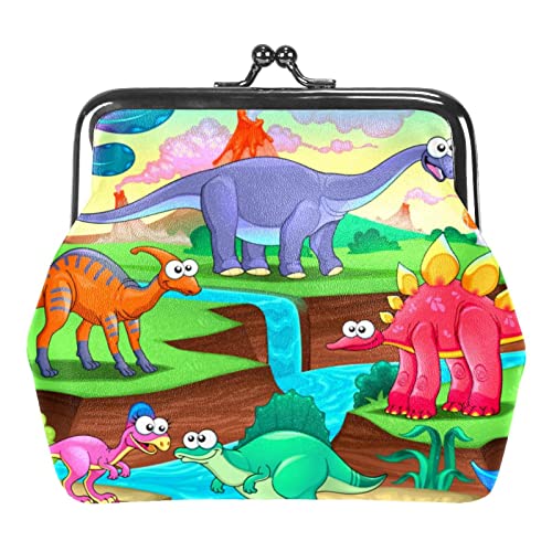 Geldbörse mit Dinosaurier-Tierschnalle von Lsjuee