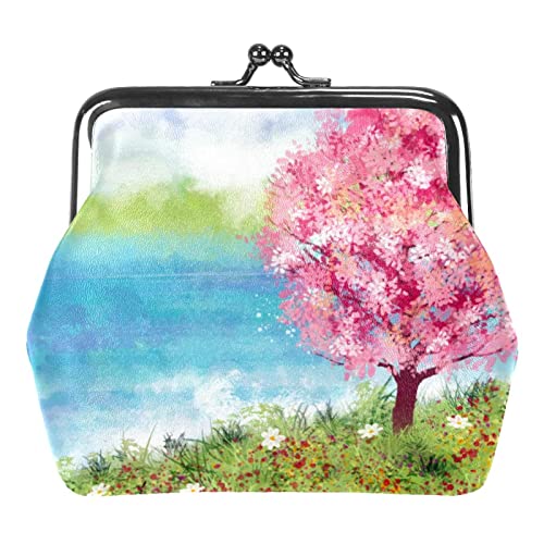 Geldbörse mit Frühlings-Ölgemälde-Schnalle von Lsjuee
