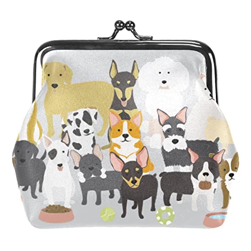 Geldbörse mit Schnalle aus der Painting Puppy Collection von Lsjuee