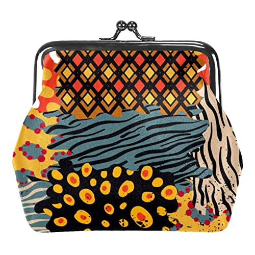 Geldbörse mit Tribe-Tierhaut-Schnalle von Lsjuee