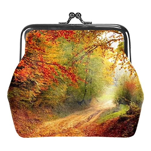 Geldbörse mit Waldsaison und Herbstlandschaft, Geldbörse, Tasche, Kleingeldbeutel, Geschenke für Frauen, Kinder, Mädchen, Schlüsselhalter von Lsjuee