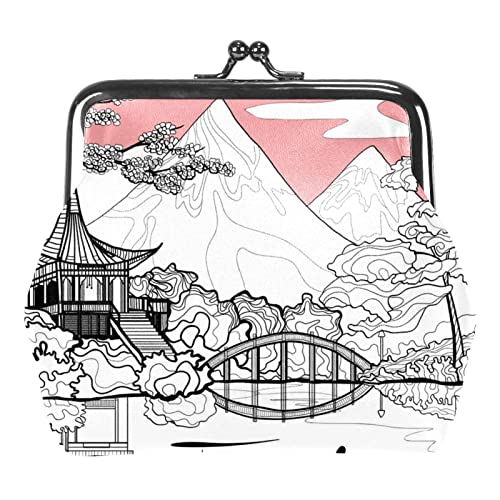 Geldbörse mit einfacher Schnalle im Querformat von Lsjuee