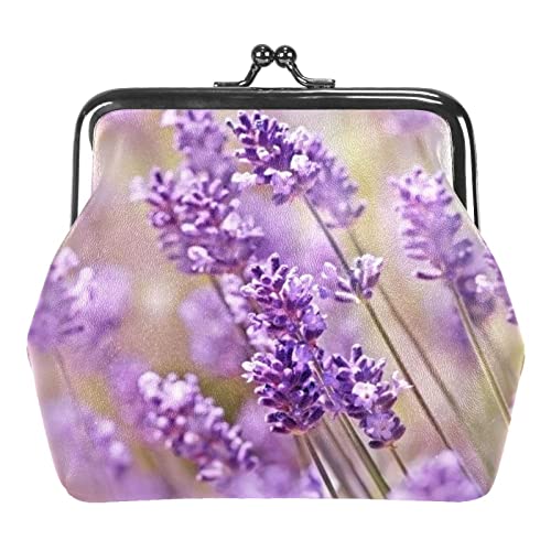 Lavendel-Münzgeldbörse, Geldbörse, Tasche, Kleingeldbeutel, Geschenke für Damen, Kinder, Mädchen, Schlüsselhalter von Lsjuee