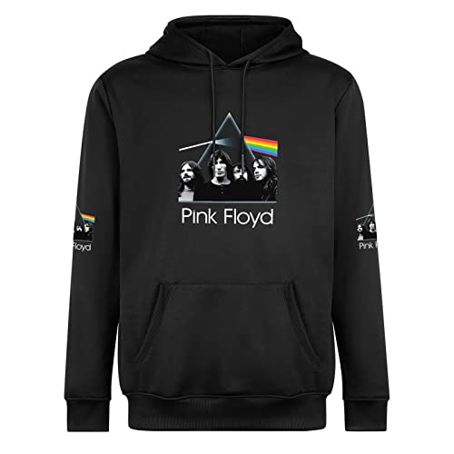 Lsjuee Pink Rainbow Floyd Bedruckte Hoodies für Männer Frauen Cooles Kapuzen-Sweatshirt 3XL von Lsjuee