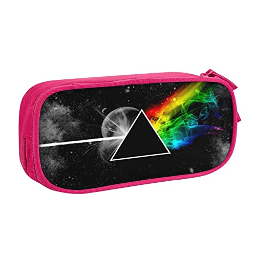 Lsjuee Pink Rainbow Floyd Federmäppchen, niedliches Federmäppchen, Büro, College, Schule, Student, große Aufbewahrungstasche mit Reißverschluss von Lsjuee