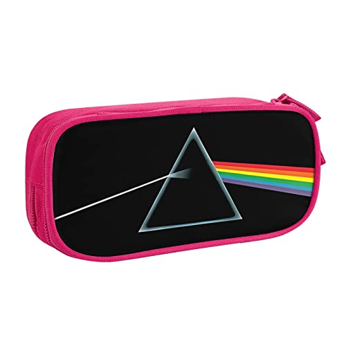 Lsjuee Pink Rainbow Floyd Federmäppchen, niedliches Federmäppchen, Büro, College, Schule, Student, große Aufbewahrungstasche mit Reißverschluss von Lsjuee