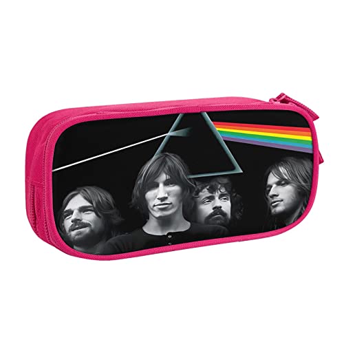 Lsjuee Pink Rainbow Floyd Federmäppchen, niedliches Federmäppchen, Büro, College, Schule, Student, große Aufbewahrungstasche mit Reißverschluss von Lsjuee