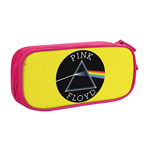 Lsjuee Pink Rainbow Floyd Federmäppchen für Erwachsene, Federmäppchen, Federmäppchen, breite Öffnung, kleine Kosmetiktasche für Teenager, College, Büro von Lsjuee