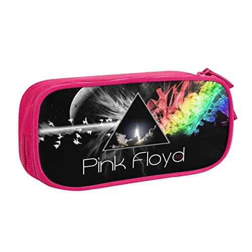 Lsjuee Pink Rainbow Floyd Federmäppchen für Erwachsene, Federmäppchen, Federmäppchen, breite Öffnung, kleine Kosmetiktasche für Teenager, College, Büro von Lsjuee