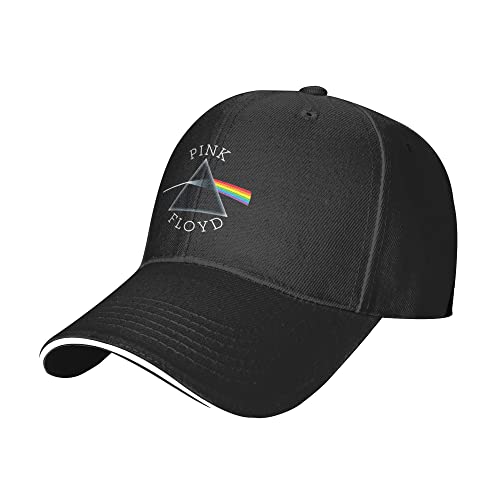 Lsjuee Pink Rainbow Floyd Herren Damen Camp Baseballmütze verstellbare waschbare Mütze Unisex Trucker Cap Dad Hat für den Alltag im Freien von Lsjuee