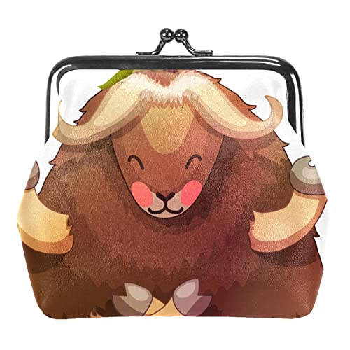Lustiges Cartoon-Schaf mit Vogel-Schnallen-Geldbörse von Lsjuee