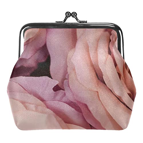 Rose Flower Spring Münzgeldbörse, Vintage-Beutel, Schnalle, Clutch, Kiss-Lock-Wechselgeldbörse, Verschlussverschluss, Geldbörsen für Damen und Mädchen von Lsjuee