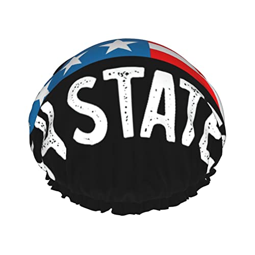 We Went To 54 Sates 2 Duschhaube Frauen Wiederverwendbare Langhaarkappen Verstellbare Doppelschicht Badedusche Hut Für Frauen Kinder Geeignet Für Alle Längen von Lsjuee