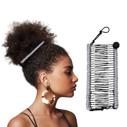 Lsydgn 2 Stück Bananenspange Haare Dickes Haar, Bananen Haarklammer, Bananen-Haarspange Doppelreihe 30-Zahn Verstellbarer Doppelkamm,Bananen Haarspange Mit Sicherheitsclip Für Dickes Haar Damen Silber von Lsydgn