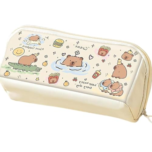 Lsydgn Capybara Federmäppchen, Capybara Federmäppchen Mit 8 Fächern, Capybara Mäppchen Geschenk Für Mädchen Jungen, Große Öffnung, Cute Stationery Big Pencil Case, Kawaii Capybara Mäppchen Aesthetic Lsydgn Capybara Federmäppchen, Capybara Federmäppchen Mit 8 Fächern, Capybara Mäppchen Geschenk Für Mädchen Jungen, Große Öffnung, Cute Stationery Big Pencil Case, Kawaii Capybara Mäppchen Aesthetic von Lsydgn