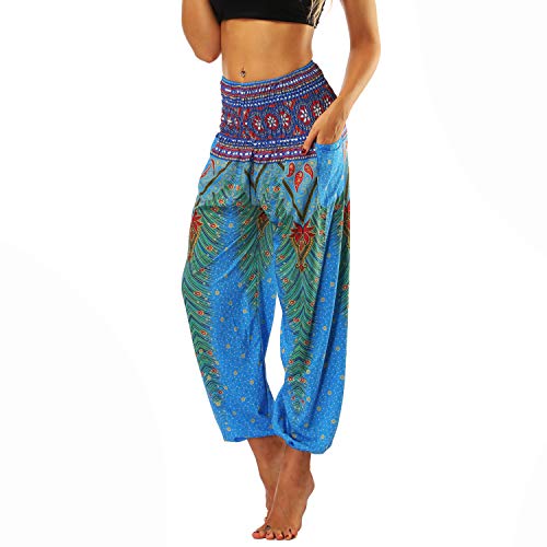 Lu's Chic Damen Harem Yogahose, Pattern2, Einheitsgröße von Lu's Chic