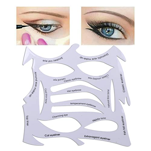 Augenbrauen-Augen-Make-up-Lidschatten-Eyeliner-Make-up-Tools-Vorlagensatz wiederverwendbar von LuLiyLdJ