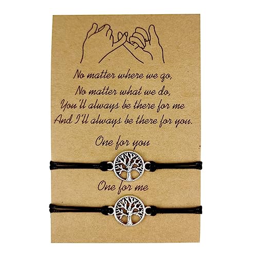 LuLiyLdJ 2er-Set Armbänder Pärchenarmbänder, Pärchenarmbänder für Männer und Frauen, Geschenkarmbänder für Schwester, Freundin, Freundin, von LuLiyLdJ