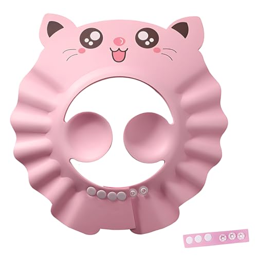 LuLiyLdJ Kinderdusche, Duschhaube Kinder –- eine Duschhaube für sorgenfreies Haare waschen Kinderschutz, Rosa, 1 Stück von LuLiyLdJ