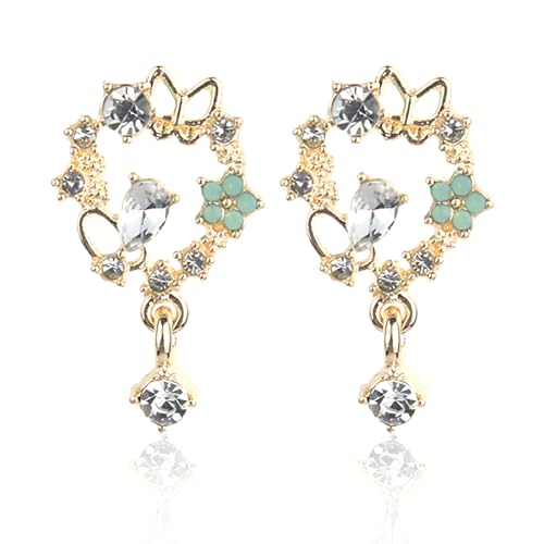 LuLiyLdJ Ohrringe Mädchen, Ohrringe Damen, Schmetterlingsohrringe im Vintage-Waldstil, 2 Stück von LuLiyLdJ