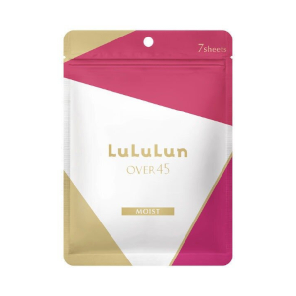 LuLuLun - Over 45 Facial Sheet Mask Moist - 7stücke - Camelia Pink von LuLuLun