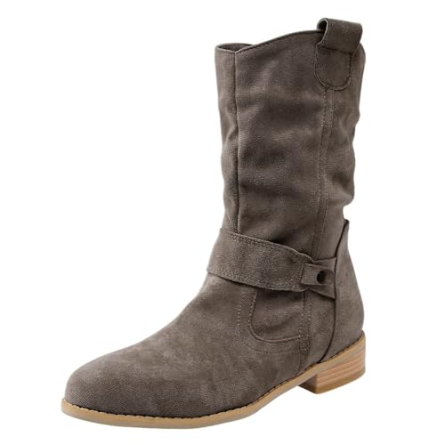 Cowboystiefel Damen Elegant Stiefeletten Wildleder Halbstiefel Spitz Schlupfschuhe Stiefel Mit Schnalle Kurzstiefel Winterstiefel Halbhohe bequemer Absatz Ankle Boots Dark Gray 38 Dunkelgrau 38 Cowboystiefel Damen Elegant Stiefeletten Wildleder Halbstiefel Spitz Schlupfschuhe Stiefel Mit Schnalle Kurzstiefel Winterstiefel Halbhohe bequemer Absatz Ankle Boots Dark Gray 38 Dunkelgrau 38 von Luadnysin