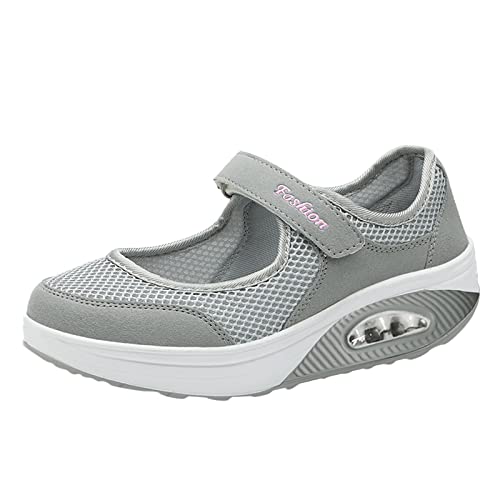 Laufschuhe Damen Sneaker Lässige Leichte Turnschuhe Air Cushion Slip-On Casual Freizeit Sandalen Sandaletten Laufschuhe Sportschuhe Hallenschuhe Orthopädische Schuhe Damen von Luadnysin