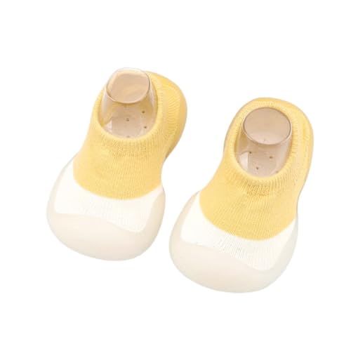 Luadnysin Baby Schuhe Ab 1 Jahr Barfußschuhe Hausschuhe Kinder Mädchen Lauflernschuhe Babyschuhe Winterschuhe 12-18 Monate Sockenschuhe Krabbelschuhe Hüttenschuhe Sommer Barfuß Kleinkind von Luadnysin