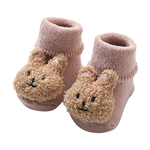 Luadnysin Baby Schuhe Ab 1 Jahr Krabbelsocken Antirutschsocken Babyschuhe Lauflernschuhe Hausschuhe Sockenschuhe Stoppersocken Hüttenschuhe Kinder Krabbelschuhe Winter Sockenhalter 12-18 Monate von Luadnysin