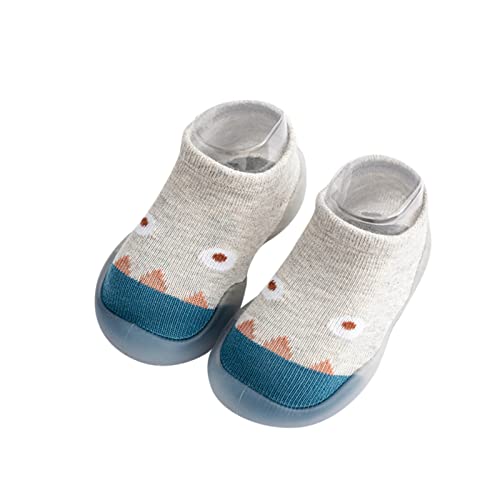Luadnysin Barfußschuhe Baby Sockenschuhe Kinder Überzieher Schuhe Krabbelschuhe Winter Hausschuhe Lauflernschuhe Hüttenschuhe Stoppersocken Ab 1 Jahr Outdoor Mädchen 12-18 Monate Regenschuhe von Luadnysin