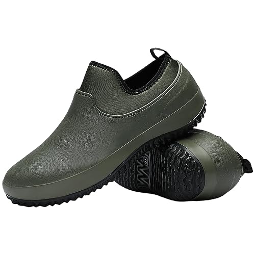 Luadnysin Gartenschuhe Herren Atmungsaktiv Bequem Mode Gummistiefeletten Stiefeletten Rain Boots Men Kurz Wasserdicht Regenschuhe Outdoor Grün 42 Luadnysin Gartenschuhe Herren Atmungsaktiv Bequem Mode Gummistiefeletten Stiefeletten Rain Boots Men Kurz Wasserdicht Regenschuhe Outdoor Grün 42 von Luadnysin