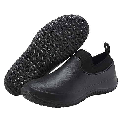 Luadnysin Gartenschuhe Herren Atmungsaktiv Bequem Mode Gummistiefeletten Stiefeletten Rain Boots Men Kurz Wasserdicht Regenschuhe Outdoor Schwarz 40 Luadnysin Gartenschuhe Herren Atmungsaktiv Bequem Mode Gummistiefeletten Stiefeletten Rain Boots Men Kurz Wasserdicht Regenschuhe Outdoor Schwarz 40 von Luadnysin