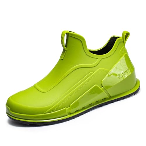 Luadnysin Gartenschuhe Herren Bequem Atmungsaktiv Mode Gummischuhe Gummistiefeletten Rain Boots Men Kurz Wasserdicht Gartenstiefel Damen Grün 40 Luadnysin Gartenschuhe Herren Bequem Atmungsaktiv Mode Gummischuhe Gummistiefeletten Rain Boots Men Kurz Wasserdicht Gartenstiefel Damen Grün 40 von Luadnysin