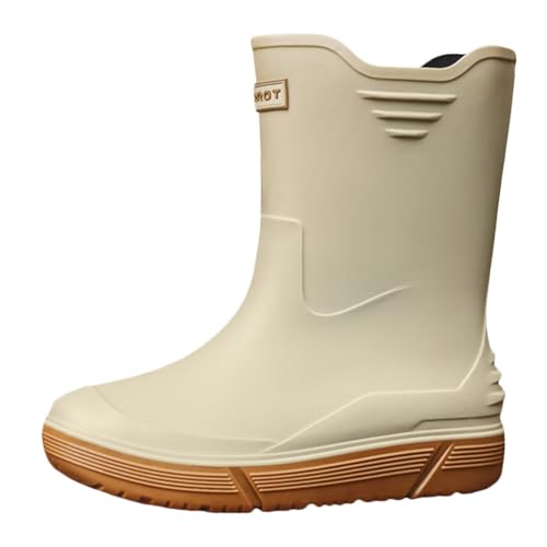 Luadnysin Gartenschuhe Herren Halbhoch Unisex-Erwachsene Wasserdicht Regenschuhe Rain Boots Men Mode Pvc Gartenstiefel Gummistiefeletten Outdoor Gelb 40 Luadnysin Gartenschuhe Herren Halbhoch Unisex-Erwachsene Wasserdicht Regenschuhe Rain Boots Men Mode Pvc Gartenstiefel Gummistiefeletten Outdoor Gelb 40 von Luadnysin