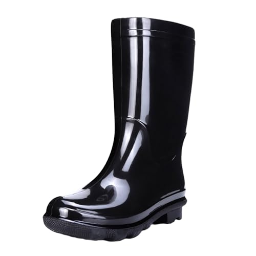 Luadnysin Gartenschuhe Herren Unisex-Erwachsene Wasserdicht Halbhoch Gummistiefeletten Gartenstiefel Rain Boots Men Bequem Gummischuhe Regenschuhe Damen Schwarz 41 Luadnysin Gartenschuhe Herren Unisex-Erwachsene Wasserdicht Halbhoch Gummistiefeletten Gartenstiefel Rain Boots Men Bequem Gummischuhe Regenschuhe Damen Schwarz 41 von Luadnysin
