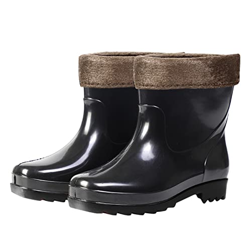 Luadnysin Gummistiefel Herren Wasserdicht Atmungsaktiv Bequem Gartenschuhe Regenschuhe Rain Boots Men Kurz Unisex-Erwachsene Stiefeletten Damen Schwarz 40 Luadnysin Gummistiefel Herren Wasserdicht Atmungsaktiv Bequem Gartenschuhe Regenschuhe Rain Boots Men Kurz Unisex-Erwachsene Stiefeletten Damen Schwarz 40 von Luadnysin