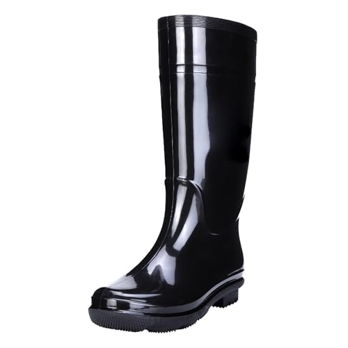 Luadnysin Gummistiefel Herren Wasserdicht Unisex-Erwachsene Halbhoch Gummischuhe Gartenschuhe Rain Boots Men Mode Pvc Stiefeletten Regenschuhe Damen Schwarz 41 Luadnysin Gummistiefel Herren Wasserdicht Unisex-Erwachsene Halbhoch Gummischuhe Gartenschuhe Rain Boots Men Mode Pvc Stiefeletten Regenschuhe Damen Schwarz 41 von Luadnysin