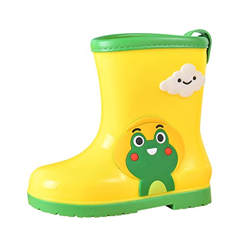 Luadnysin Gummistiefel Jungen Mädchen Bequeme Federleichte Stiefeletten Halbschaft Wasserdichte Stiefel Regenschuhe Rain Boot Kids Gelb 28 Luadnysin Gummistiefel Jungen Mädchen Bequeme Federleichte Stiefeletten Halbschaft Wasserdichte Stiefel Regenschuhe Rain Boot Kids Gelb 28 von Luadnysin