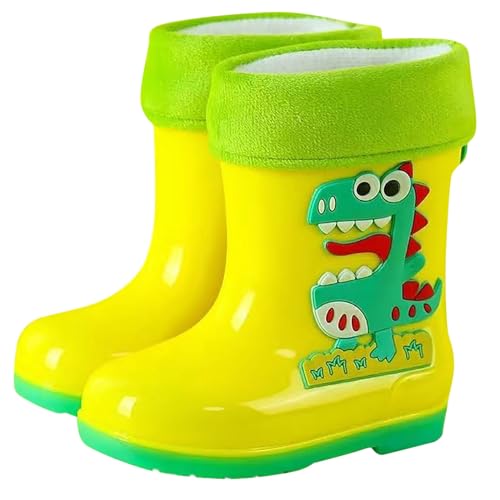 Luadnysin Kinder Gummistiefel Jungen Mädchen Bequeme Wasserdichte Regenstiefel Halbschaft Kleinkind Kinderstiefel Regenschuhe Rain Boot Kids Gelb 29.5 Luadnysin Kinder Gummistiefel Jungen Mädchen Bequeme Wasserdichte Regenstiefel Halbschaft Kleinkind Kinderstiefel Regenschuhe Rain Boot Kids Gelb 29.5 von Luadnysin