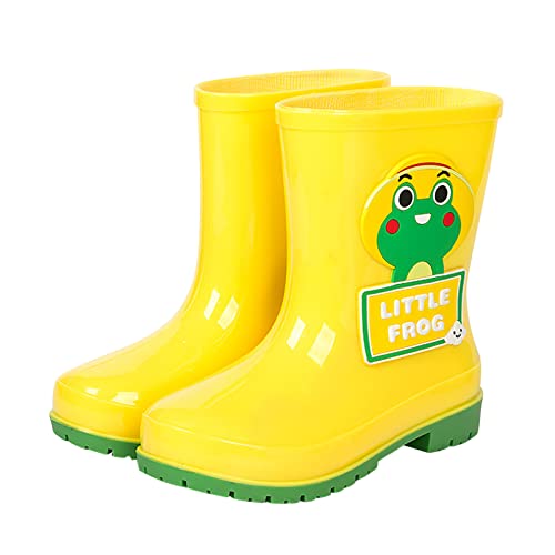Luadnysin Kinder Gummistiefel Jungen Mädchen Wasserdichte Kleinkind Regenstiefel Halbschaft Federleichte Kinderstiefel Stiefeletten Rain Boot Kids Gelb 33 Luadnysin Kinder Gummistiefel Jungen Mädchen Wasserdichte Kleinkind Regenstiefel Halbschaft Federleichte Kinderstiefel Stiefeletten Rain Boot Kids Gelb 33 von Luadnysin
