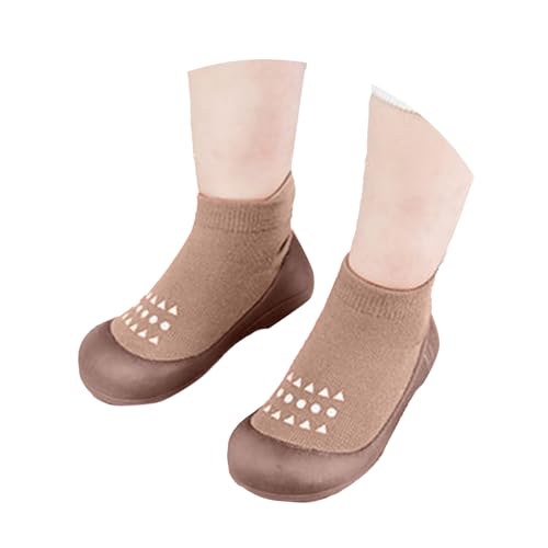 Luadnysin Krabbelschuhe Baby Lauflernschuhe Überzieher Schuhe Antirutschsocken Hüttenschuhe Kinder Winter Babyschuhe 6-12 Monate Hausschuhe Sockenschuhe Winterschuhe Krabbelsocken von Luadnysin