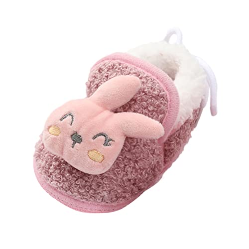Luadnysin Krabbelschuhe Baby Schuhe Ab 1 Jahr Überzieher Winter Hausschuhe Lauflernschuhe Kinder Mädchen Stoppersocken Krabbelsocken Sockenschuhe Antirutschsocken 8 Monate von Luadnysin
