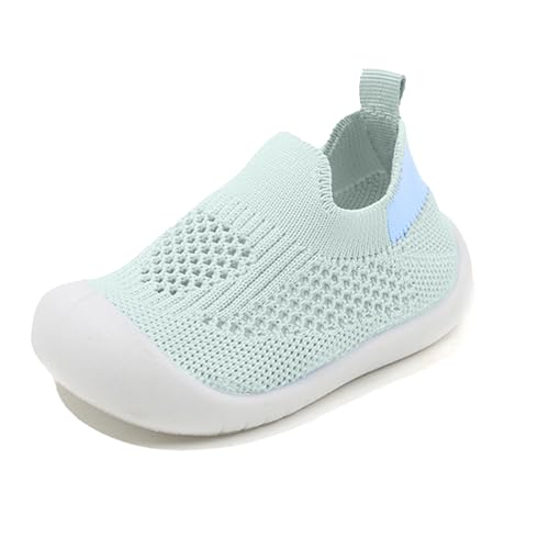 Luadnysin Krabbelschuhe Sockenschuhe Baby Hausschuhe Kinder Mädchen Barfussschuhe Hüttenschuhe Winter Outdoor Lauflernschuhe Babyschuhe Stoppersocken 12-18 Monate Leder von Luadnysin