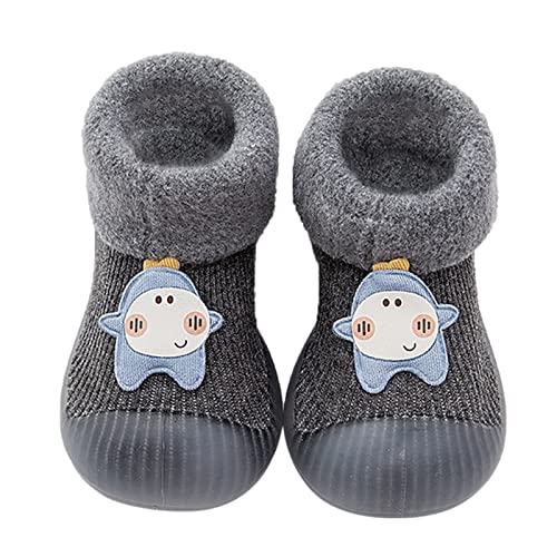 Luadnysin Lauflernschuhe Baby Schuhe Ab 1 Jahr Überzieher Sommer Hausschuhe Krabbelschuhe Für Draußen Krabbelsocken Hüttenschuhe Kinder Babyschuhe 12-18 Monate Barfussschuhe Winter Handschuhe von Luadnysin