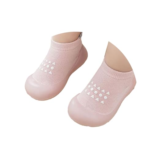 Luadnysin Lauflernschuhe Baby Sockenschuhe Hausschuhe Sommer Kinder Mädchen Barfussschuhe Überzieher Schuhe Barfußschuhe Krabbelschuhe 1 Jahr Hüttenschuhe Winter Sockenhalter Ab 8 Monate von Luadnysin