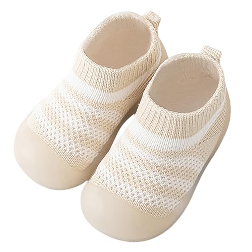 Luadnysin Lauflernschuhe Baby Sockenschuhe Kinder Babyschuhe Krabbelschuhe Für Draußen Hüttenschuhe Rutschsocken Krabbelsocken Schuhe 6-12 Monate Hausschuhe Winter Stoppersocken 23-26 von Luadnysin